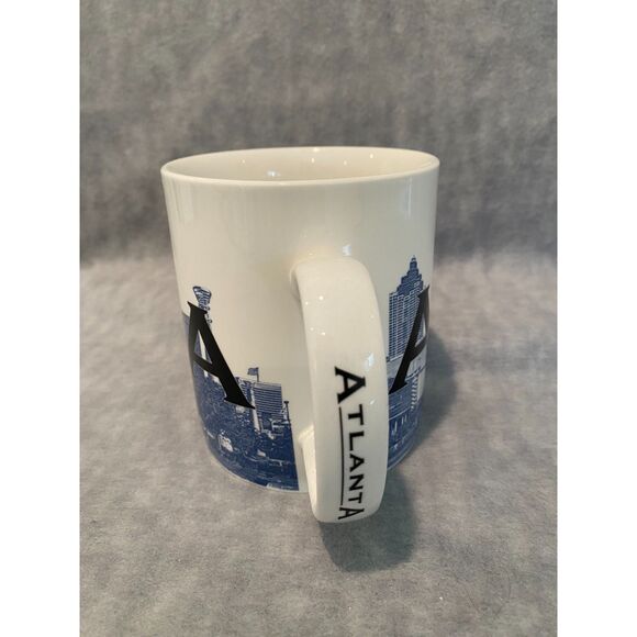 2002 Atlanta Starbucks Coffee Mug Cup Hotlanta Large Skyline Barista Series - Picture 3 of 10